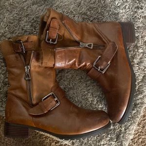 RUDSAK Vintage Brown Leather Boots